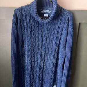Blue Willi's Men's blue Turtleneck Sweater